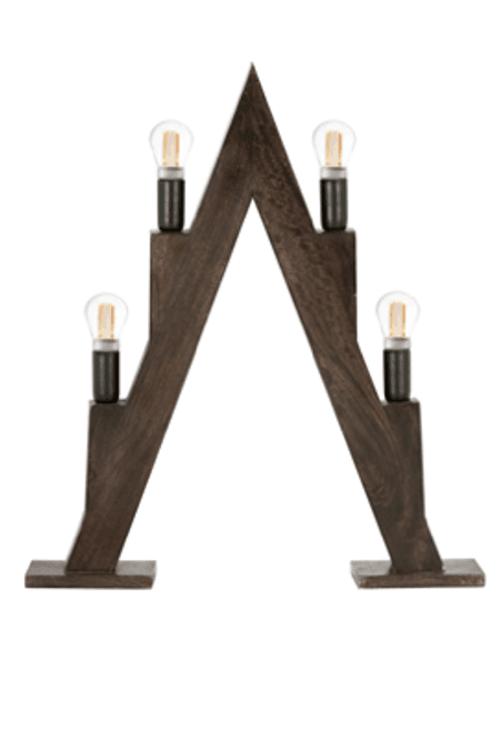 Hovedbilde Koselig adventlysestake i tre