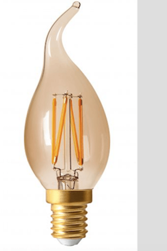 Dråpeformet  led lyspære 