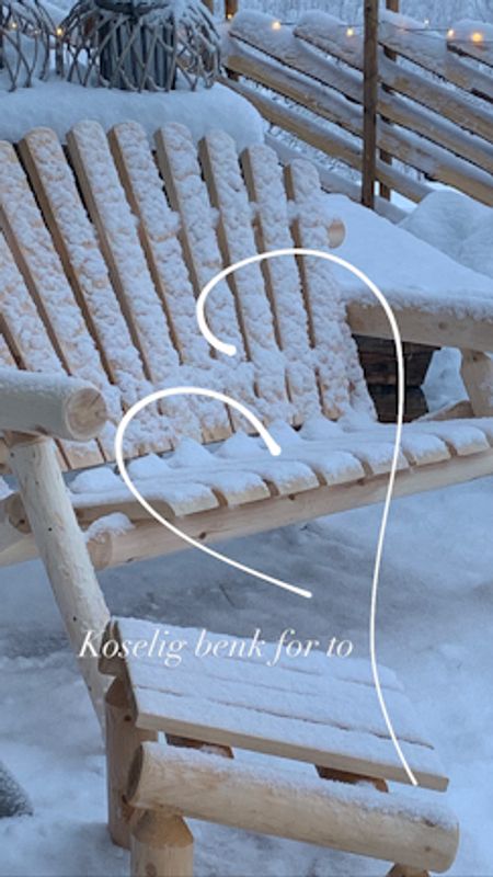 Geilo lodge double seat      